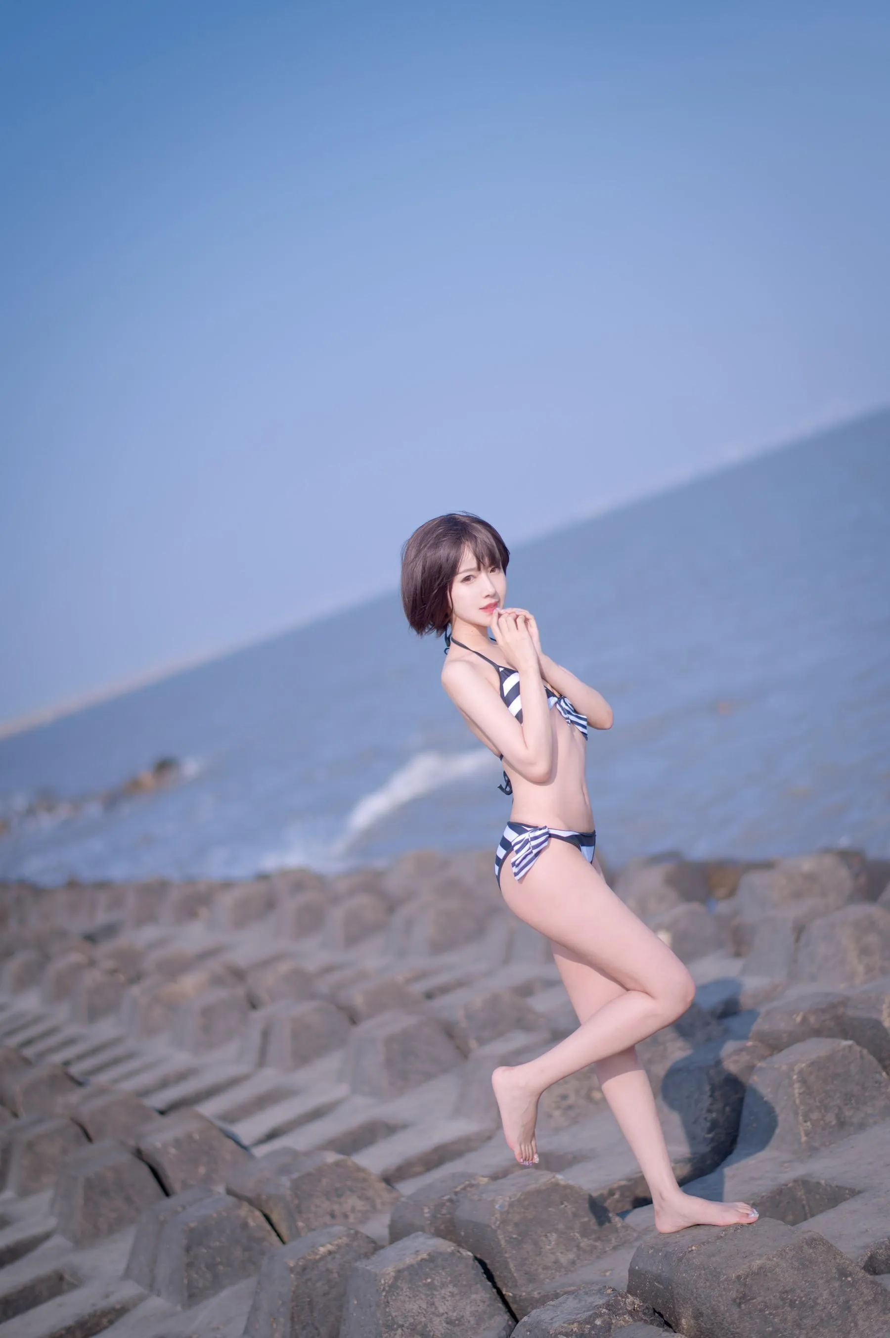 Shika小鹿鹿 – NO.95 加藤惠 泳装 [17P]插图6